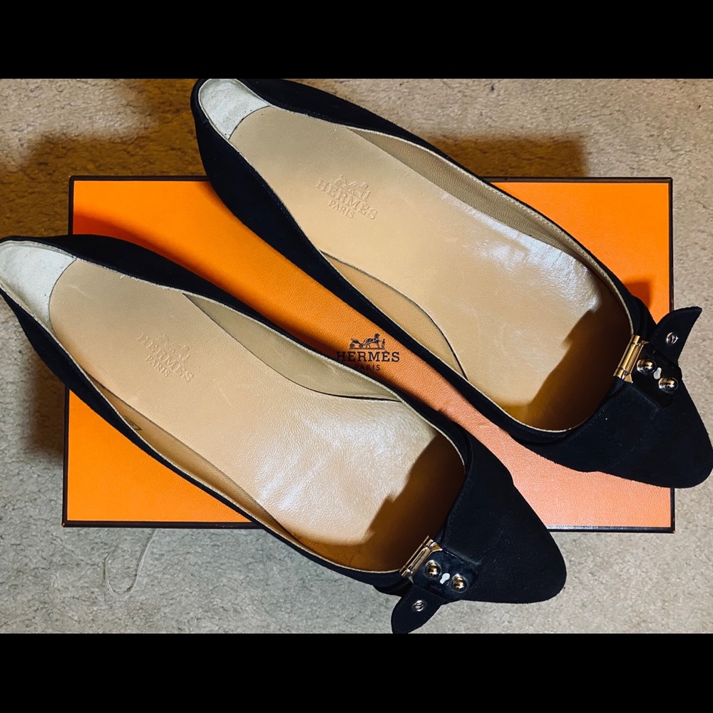 Hermes Ballet Flats